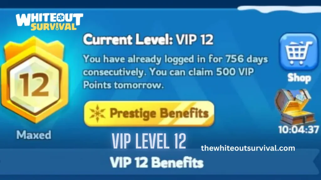Whiteout Survival VIP Level 12